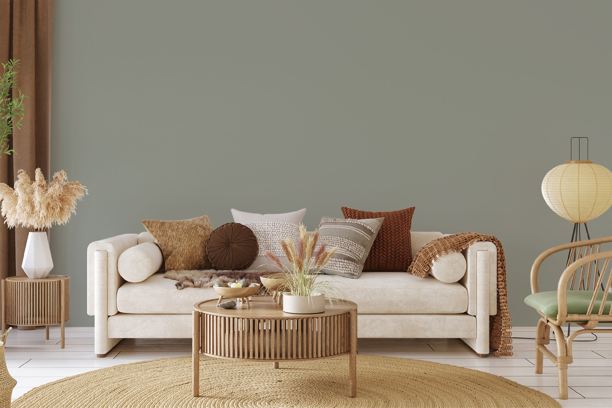 Sage green solid color elegant peel and stick or non pasted wallpaper for walls, Wallpaper vs. Paint: Which is Best for Your Home Remodeling Project? wallpaper blog