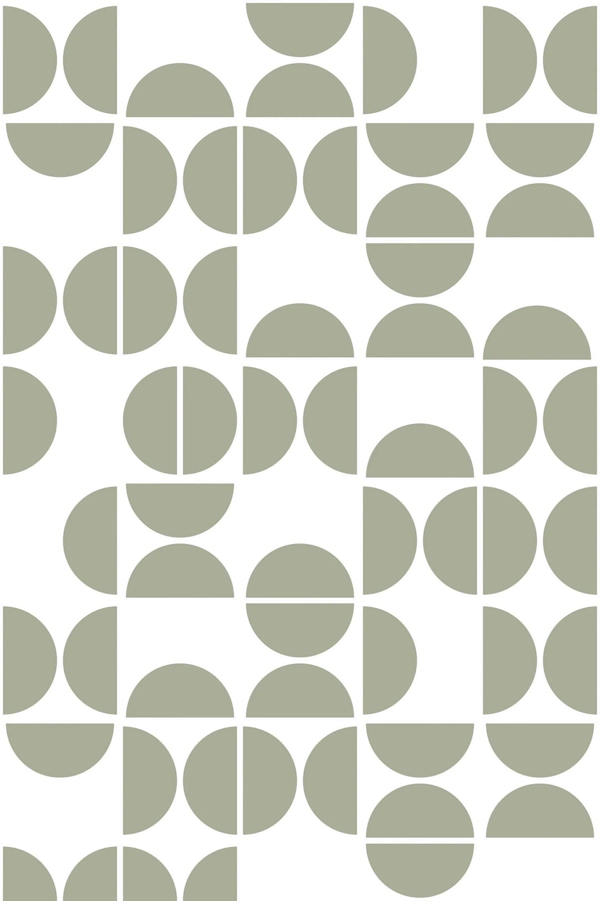 Green mid century wallpaper