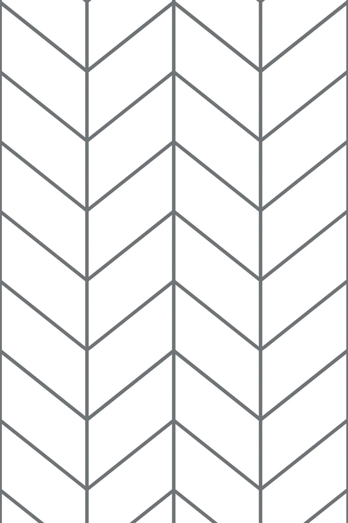 Black and White herringbone wallpaper pattern