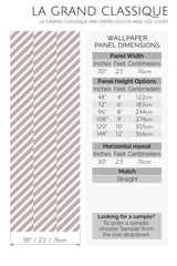stripes peel and stick wallpaper specifiation