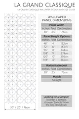 delicate geometric peel and stick wallpaper specifiation