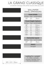 black and white wide stripe peel and stick wallpaper specifiation
