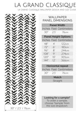 brush stroke arrows peel and stick wallpaper specifiation