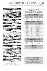 polka dots peel and stick wallpaper specifiation