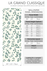 natural plant peel and stick wallpaper specifiation