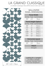 vintage circle peel and stick wallpaper specifiation