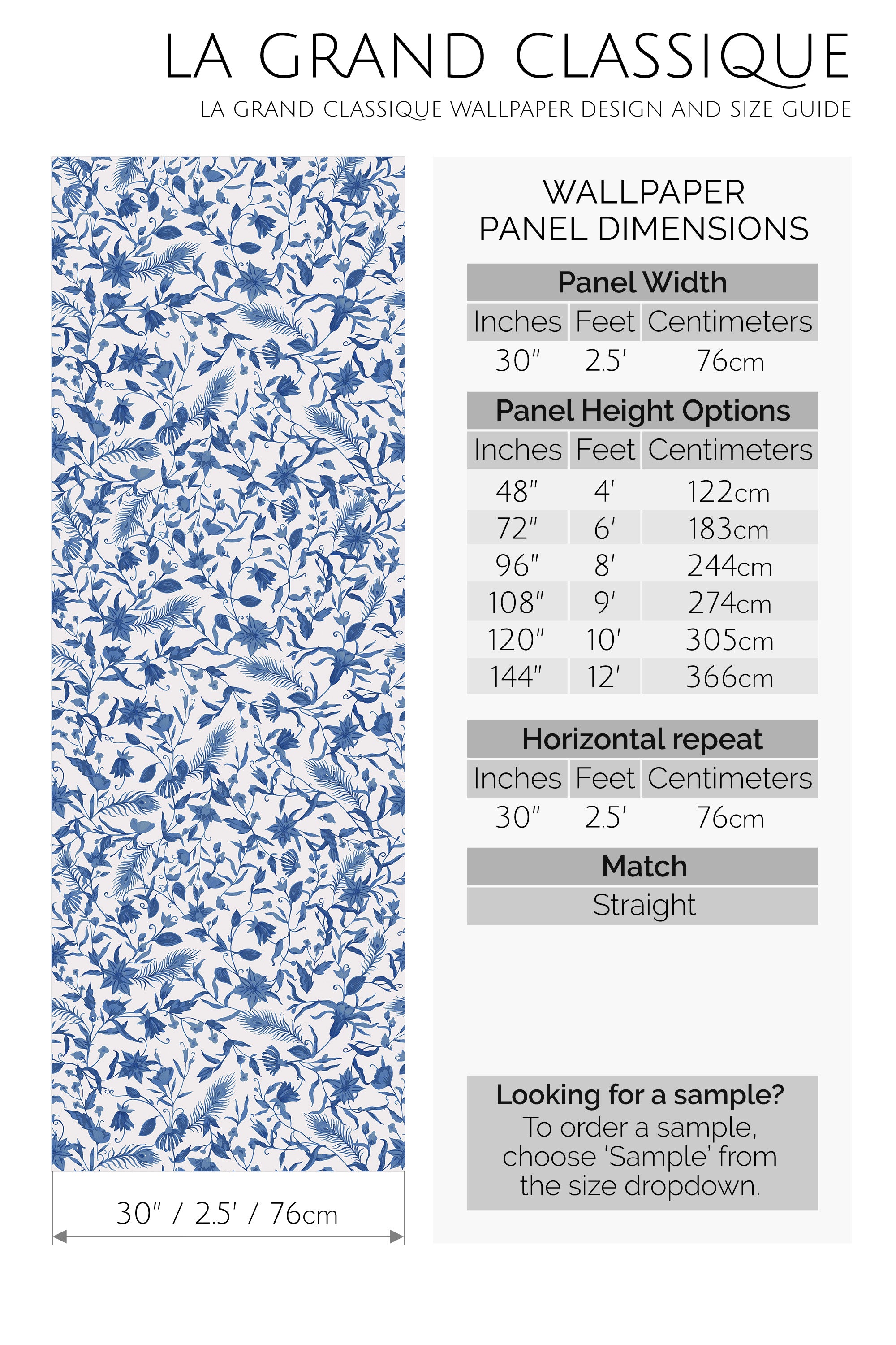 blue farmhouse peel and stick wallpaper specifiation