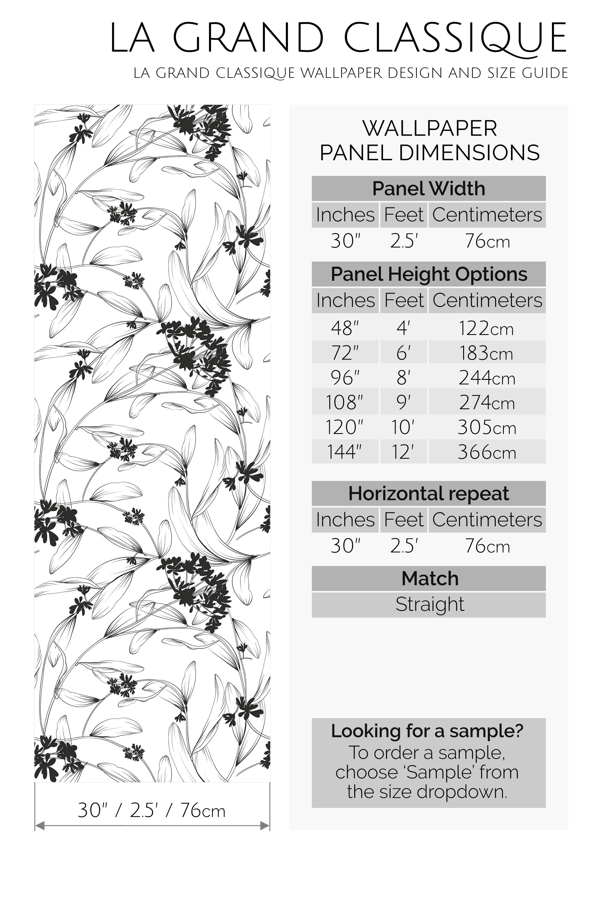 aesthetic floral peel and stick wallpaper specifiation