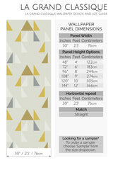 neutral shapes peel and stick wallpaper specifiation