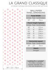 pink watercolor polka dot peel and stick wallpaper specifiation