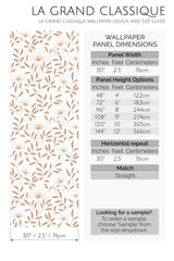 neutral dandelion peel and stick wallpaper specifiation