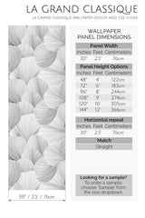 seamless line art peel and stick wallpaper specifiation