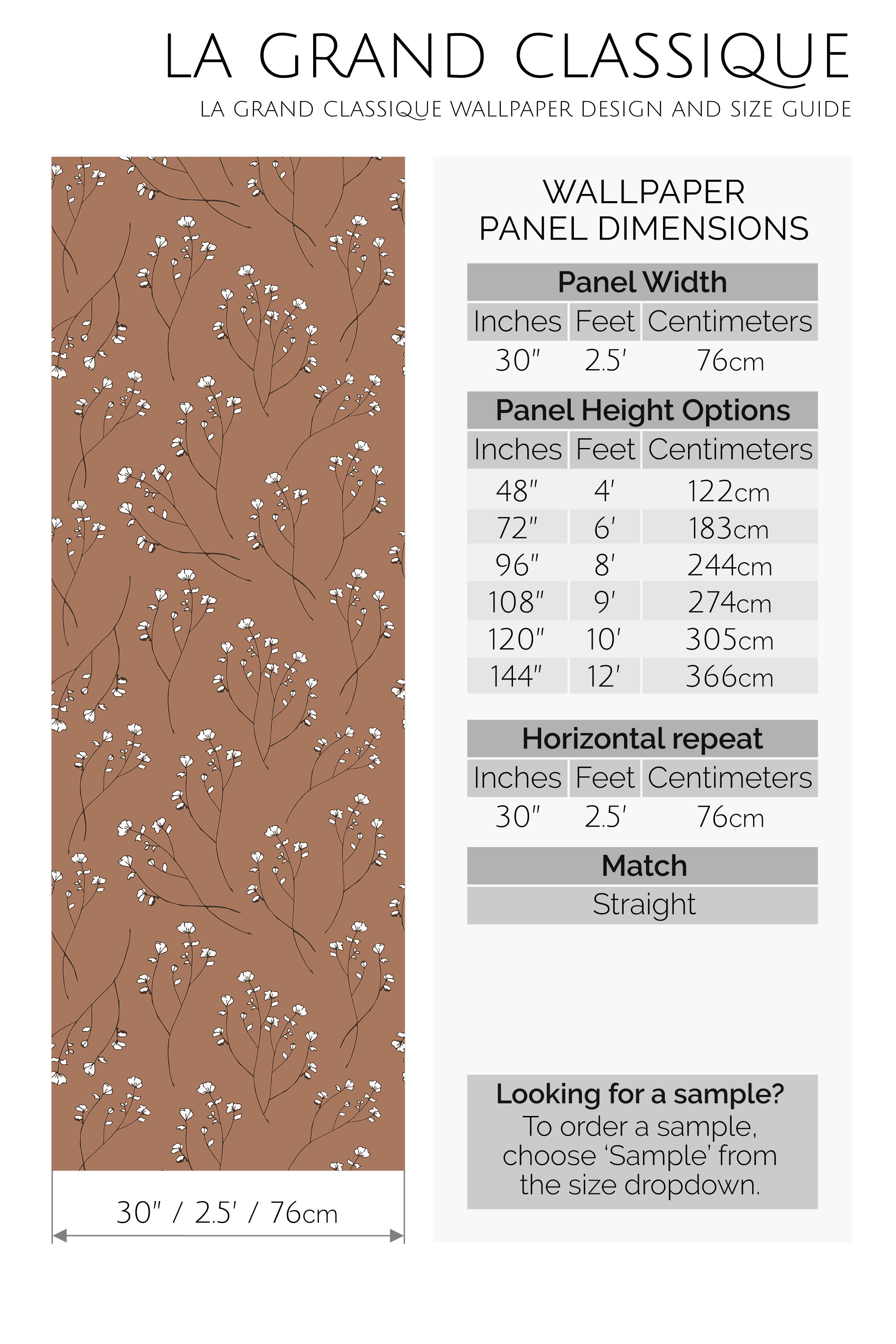 delicate neutral floral peel and stick wallpaper specifiation