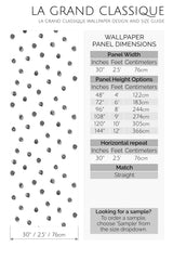 hand drawn dots peel and stick wallpaper specifiation
