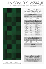 dark green tile peel and stick wallpaper specifiation