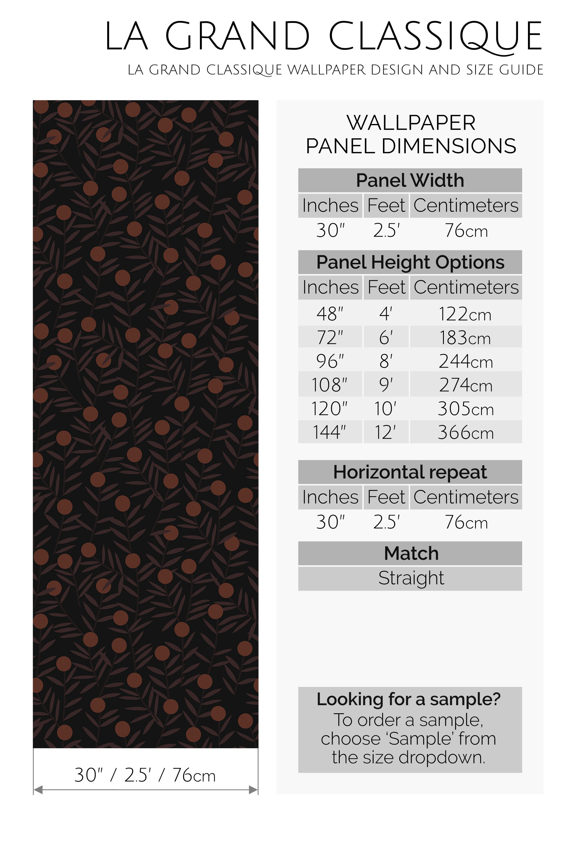 bold citrus peel and stick wallpaper specifiation