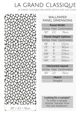 stone dots peel and stick wallpaper specifiation