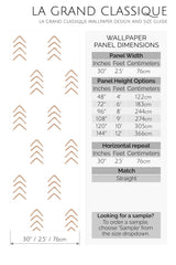 arrow peel and stick wallpaper specifiation