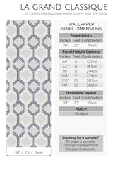 traditional geometric peel and stick wallpaper specifiation