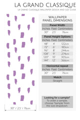 hand painted dots peel and stick wallpaper specifiation