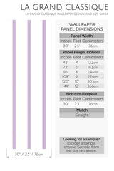 purple striped peel and stick wallpaper specifiation