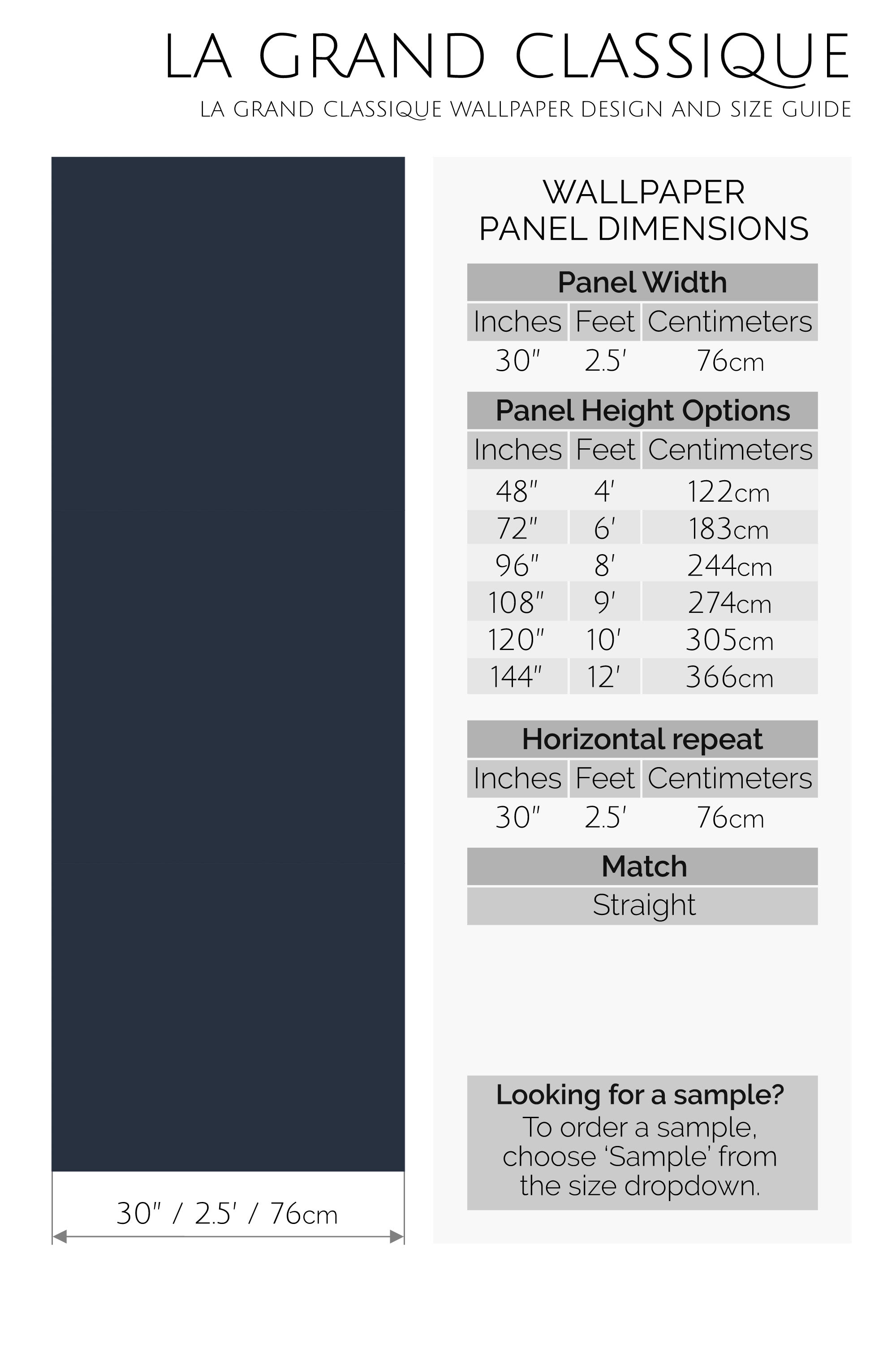 solid color peel and stick wallpaper specifiation