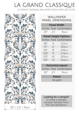 vintage damask peel and stick wallpaper specifiation