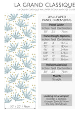 abstract leaf peel and stick wallpaper specifiation