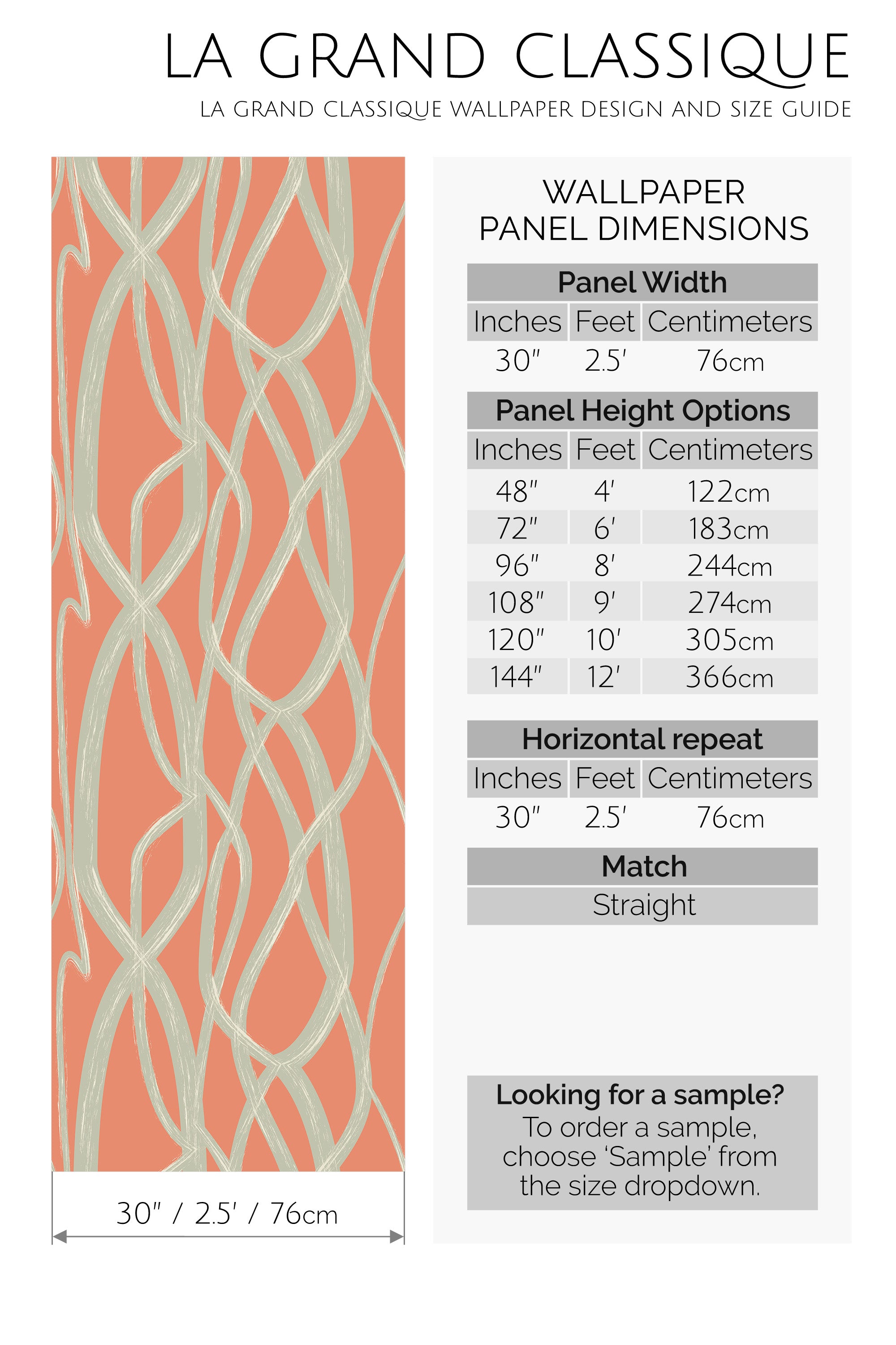 lines peel and stick wallpaper specifiation