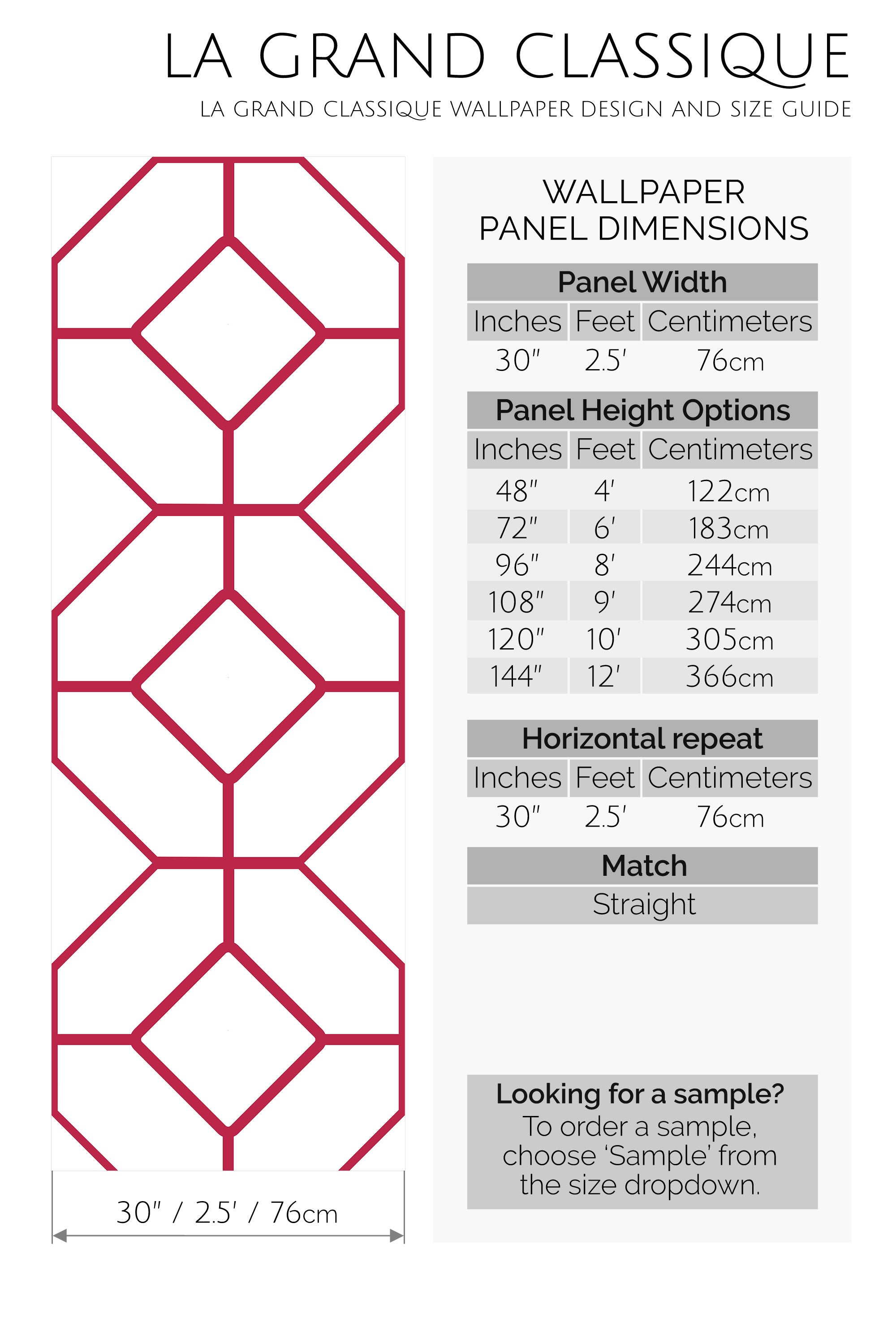 viva magenta tile peel and stick wallpaper specifiation