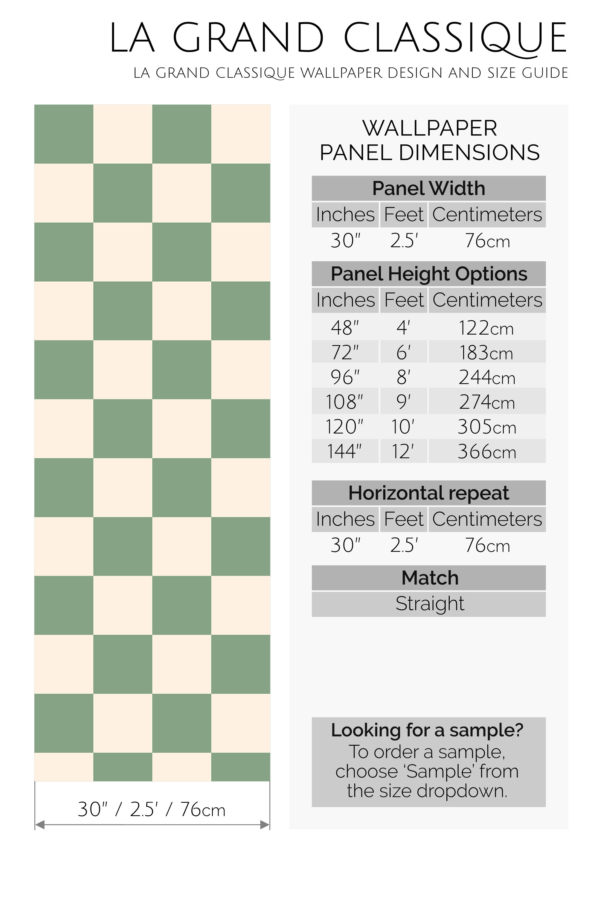 sage green checkered peel and stick wallpaper specifiation
