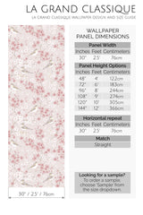 blooming spring peel and stick wallpaper specifiation