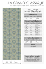 geometric floral art deco peel and stick wallpaper specifiation