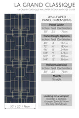 the great gatsby geometric peel and stick wallpaper specifiation