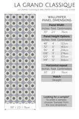 blue seamless flowers peel and stick wallpaper specifiation