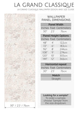 light floral peel and stick wallpaper specifiation