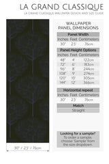 dark blue oak trees peel and stick wallpaper specifiation