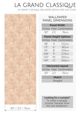 boho palm leaves peel and stick wallpaper specifiation