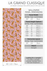 bold cheetah peel and stick wallpaper specifiation