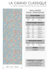 lemon grove peel and stick wallpaper specifiation