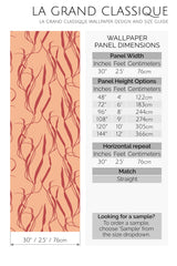 aesthetic plant peel and stick wallpaper specifiation