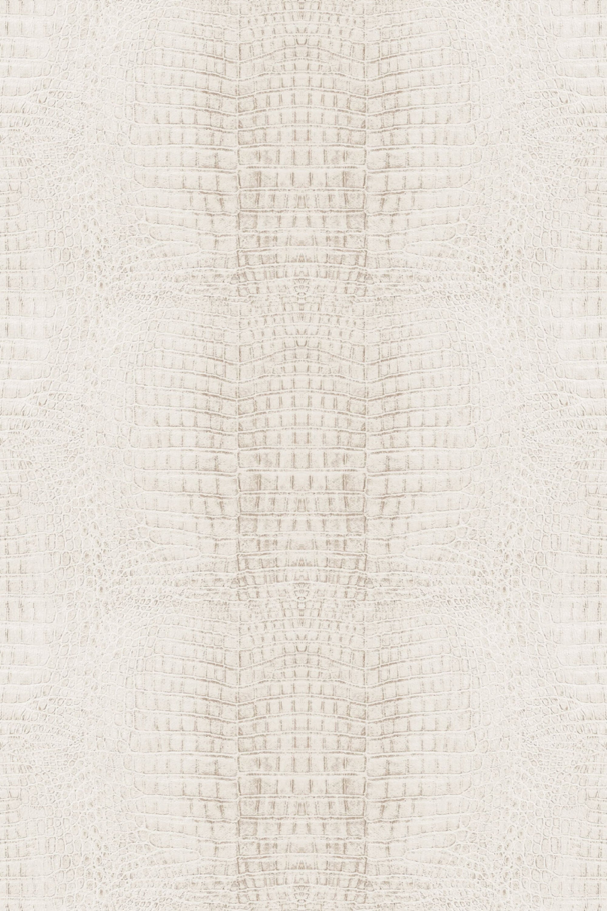 Textured light beige crocodile skin pattern on a peel and stick removable wallpaper.