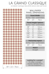 plaid geometry peel and stick wallpaper specifiation