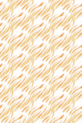Abstract yellow and orange brush stroke pattern on a light background, peel and stick removable wallpaper.