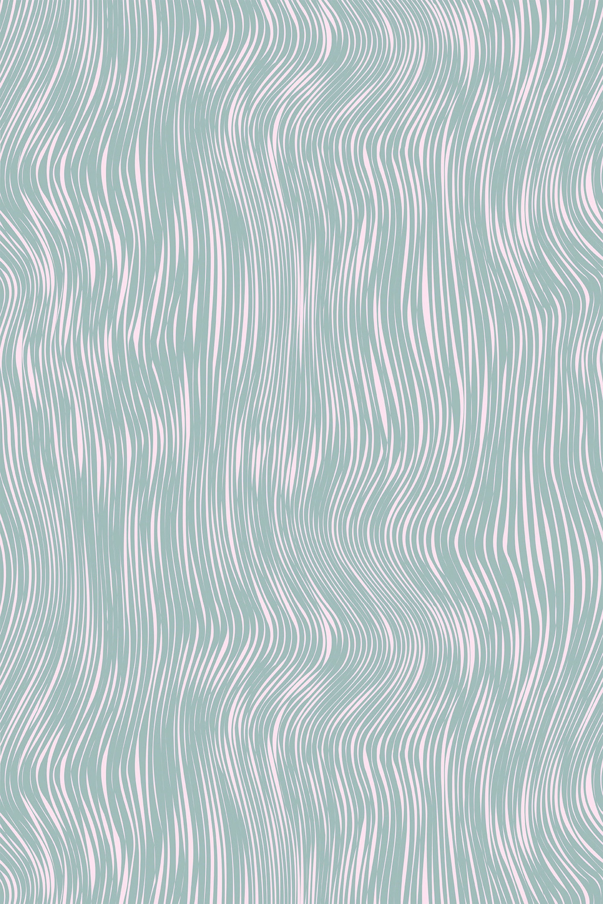 Neutral-colored wavy lines forming a continuous, flowing pattern on a seamless background, ideal for modern decor as peel and stick removable wallpaper.