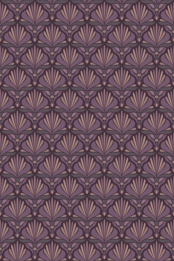 Classy Burgundy Art Deco