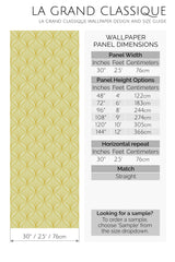 vintage art deco peel and stick wallpaper specifiation