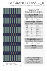 modern geometry peel and stick wallpaper specifiation