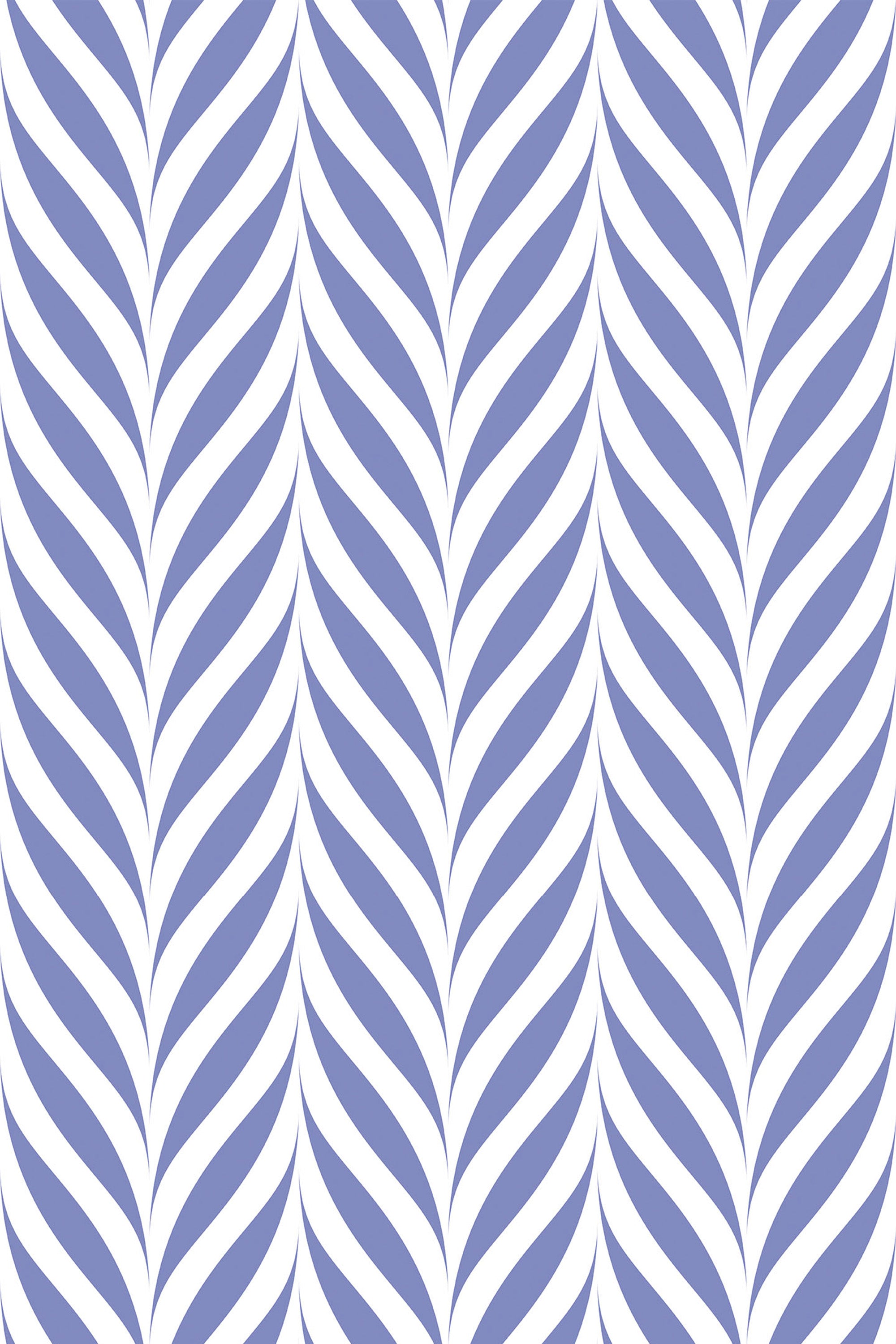 Blue and white herringbone pattern with elegant coastal design on peel and stick removable wallpaper.