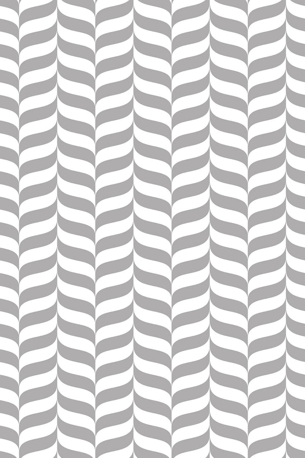 Elegant Gray Herringbone